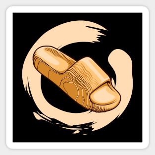 Desert Sand Clog Shoes Sticker